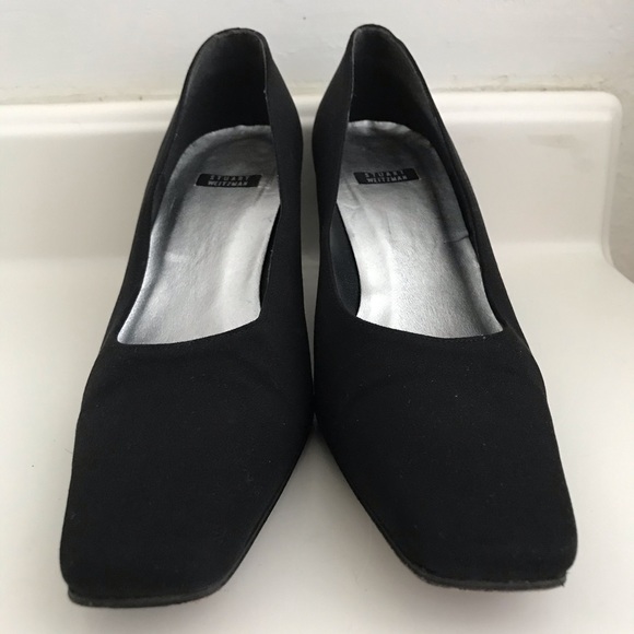 Stuart Weitzman Black Vintage Style Heels size 9 - Picture 4 of 8